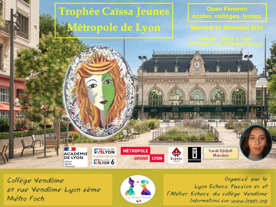 Open  Féminin Caissa collège Vendôme