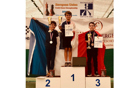 Filip Sirbu champion d'Europe Jeunes en U10